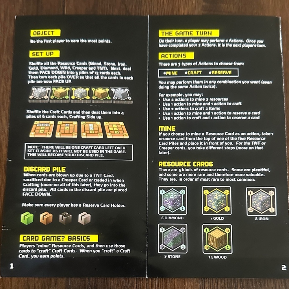 Minecraft Card Game? – Green Strategy Card Game - Picture 8 of 11